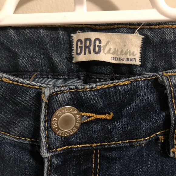 Garage GRG denim stretch ‘jegging’ blue jeans - Picture 9 of 11